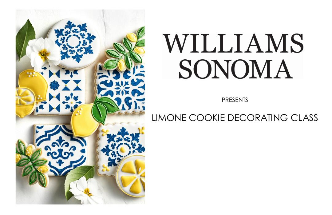 Williams Sonoma Gingerbread House Decoration Class Banner Image